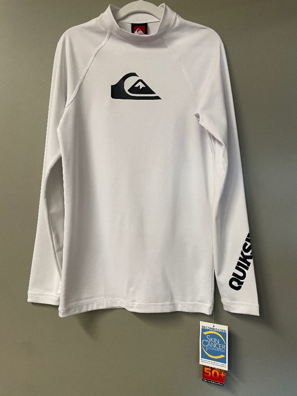Quick Silver. All time Long Sleeve Boys. White